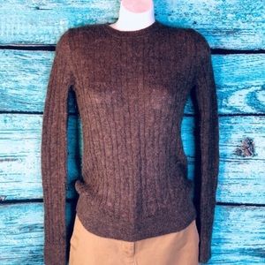 Banana Republic Cable Knit Alpaca Hair Sweater